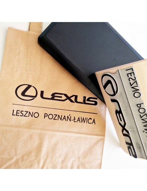 Duże stemple kołyskowe prostokątne do znakowania opakowań i kartonów