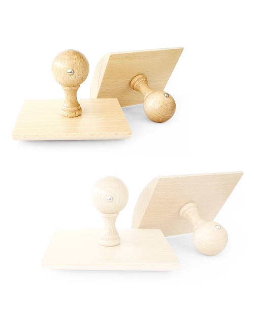 Duże stemple kołyskowe prostokątne do znakowania opakowań i kartonów