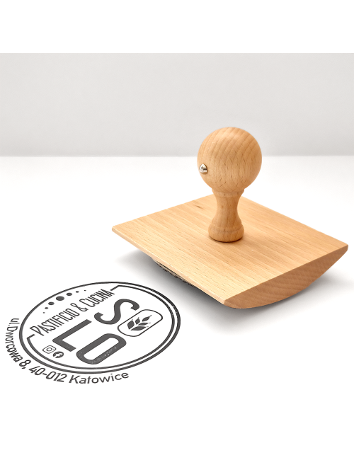 Bardzo duże stemple kołyskowe do kartonów i opakowań