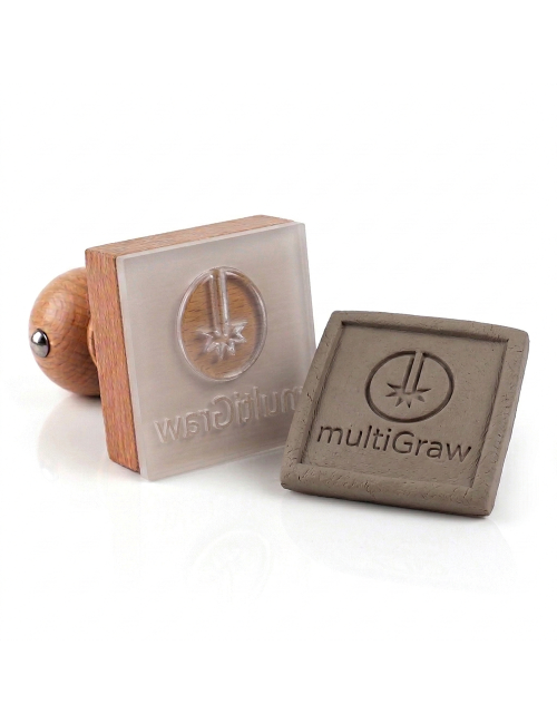 Kwadratowe stemple akrylowe do gliny - stemple do ceramiki