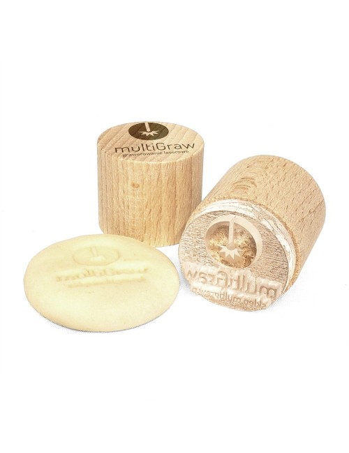 Stemple akrylowe do gliny na drewnianym uchwycie - stemple do ceramiki