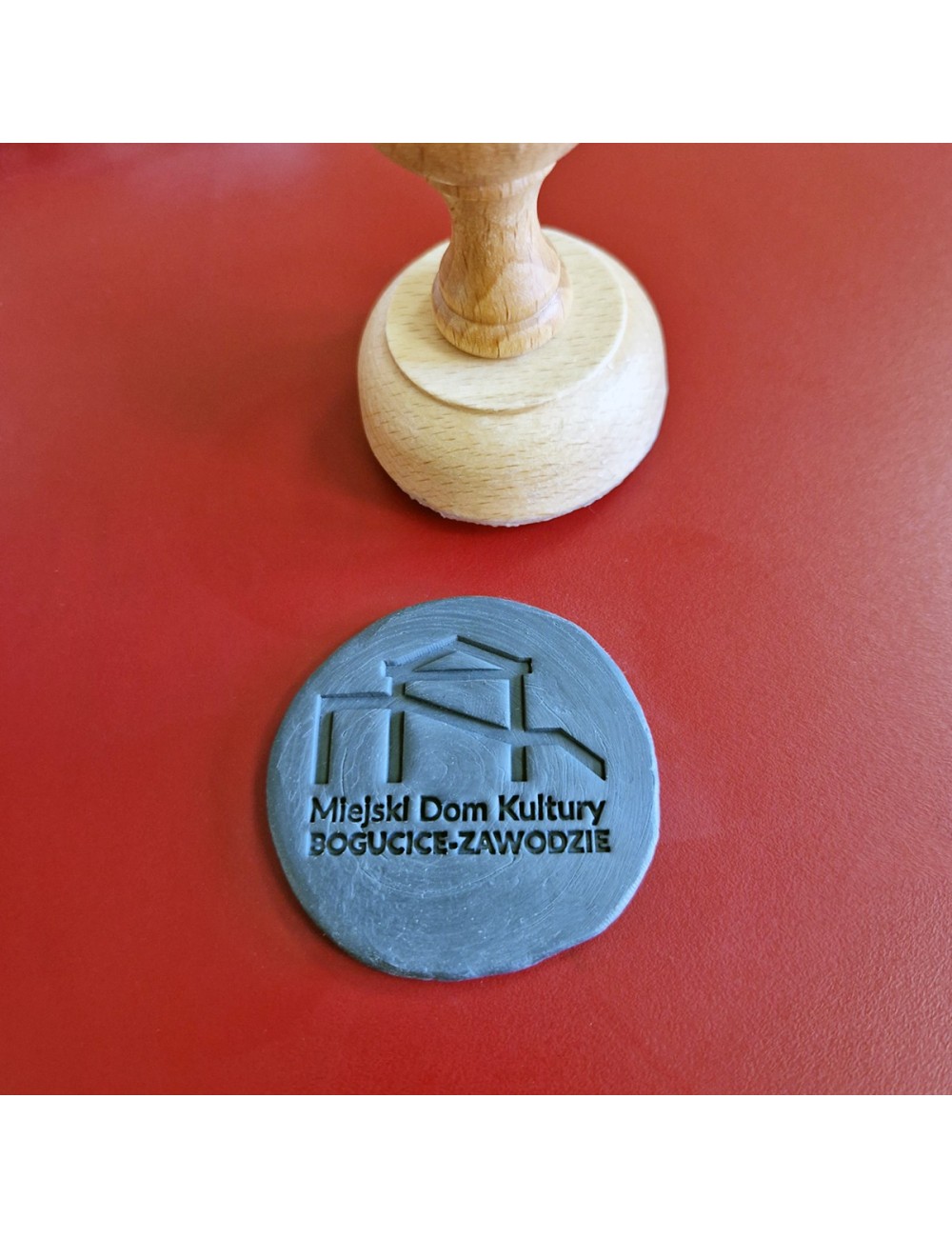 Stemple akrylowe do gliny na drewnianym uchwycie - stemple do ceramiki