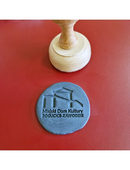 Stemple akrylowe do gliny na drewnianym uchwycie - stemple do ceramiki