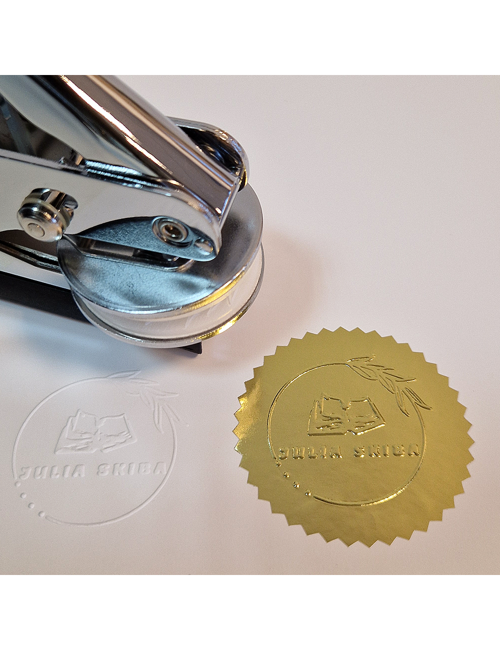 Suchy Stempel z akrylową matrycą do standardowego papieru