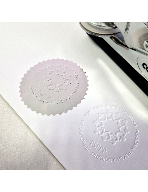 Suchy Stempel z akrylową matrycą do standardowego papieru