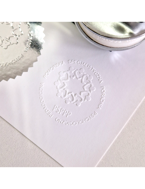 Suchy Stempel z akrylową matrycą do standardowego papieru