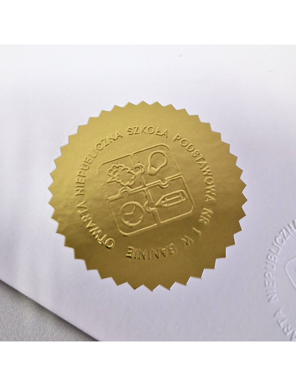 Suchy Stempel z akrylową matrycą do standardowego papieru