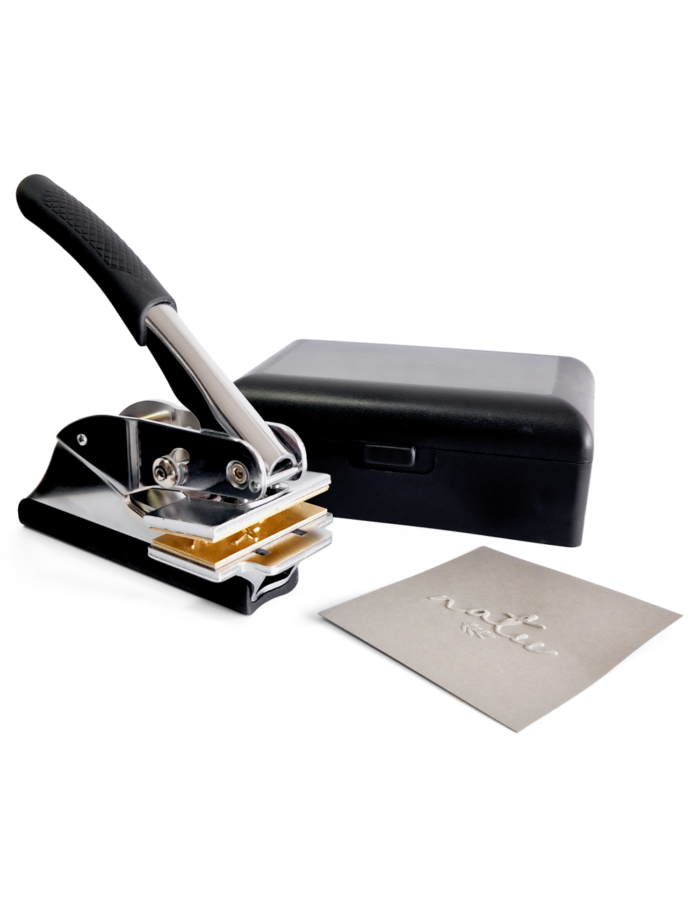 Suchy stempel Premium - matryca mosiężna do grubego papieru