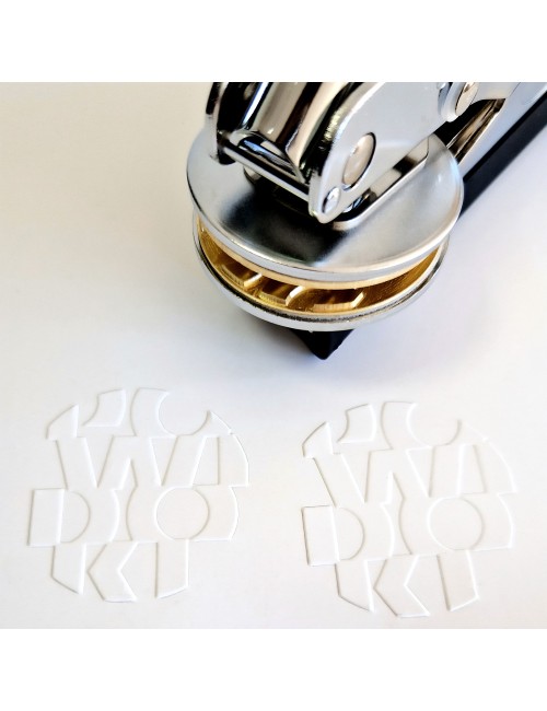 Suchy stempel Premium - matryca mosiężna do grubego papieru