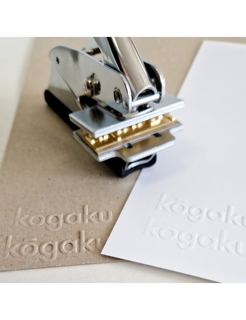 Suchy stempel Premium - matryca mosiężna do grubego papieru