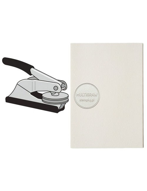 Suchy stempel Premium - matryca mosiężna do grubego papieru