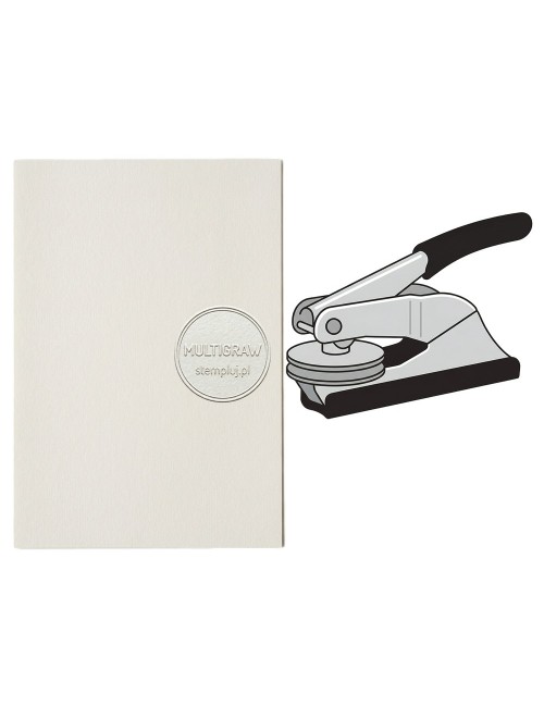 Suchy stempel Premium - matryca mosiężna do grubego papieru