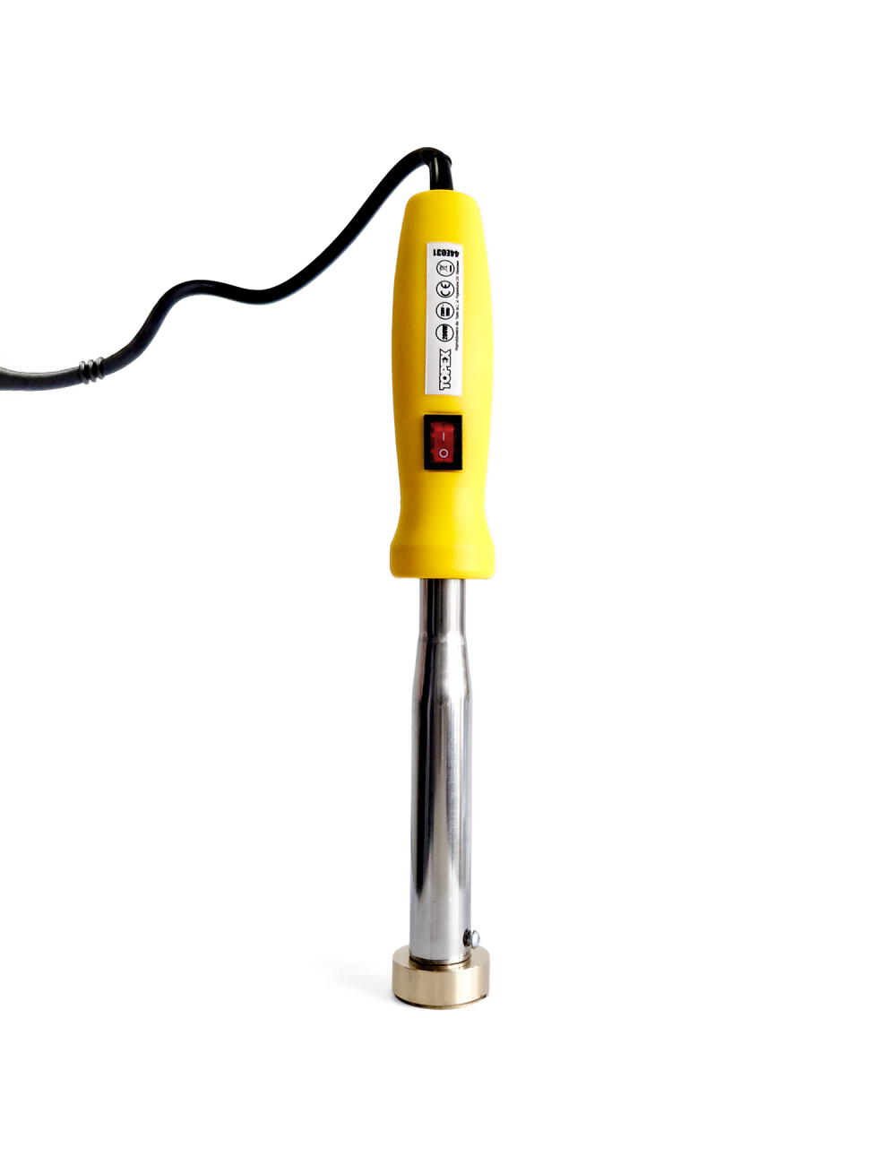 Okrągły stempel do wypalania na gorąco logo na burgerach, drewnie i skórze