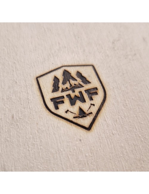 Kwadratowy stempel do wypalania na gorąco logo na burgerach, drewnie i skórze