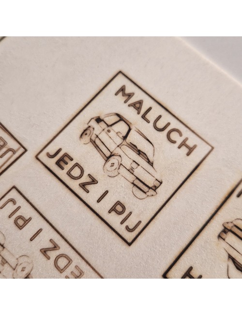 Kwadratowy stempel do wypalania na gorąco logo na burgerach, drewnie i skórze