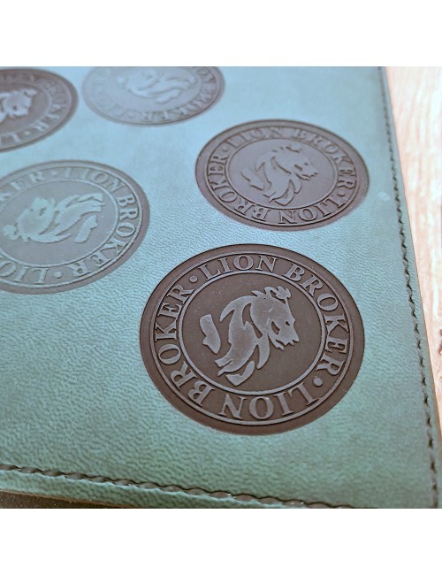 Prostokątny stempel do wypalania na gorąco logo na burgerach, drewnie i skórze