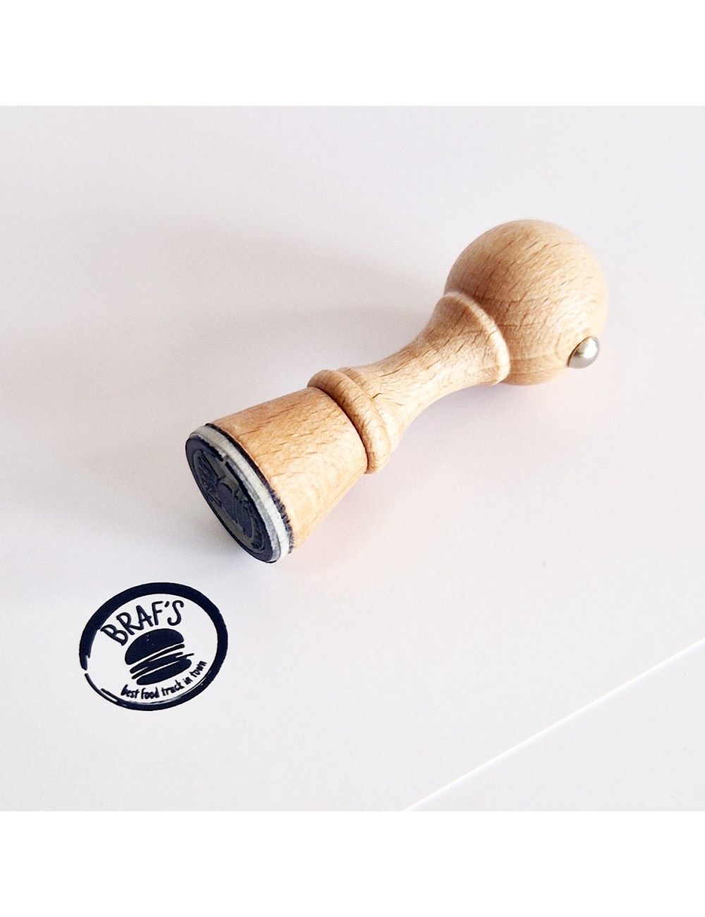 Mały stempel okrągły z własnym wzorem - 15, 20 lub 25 mm