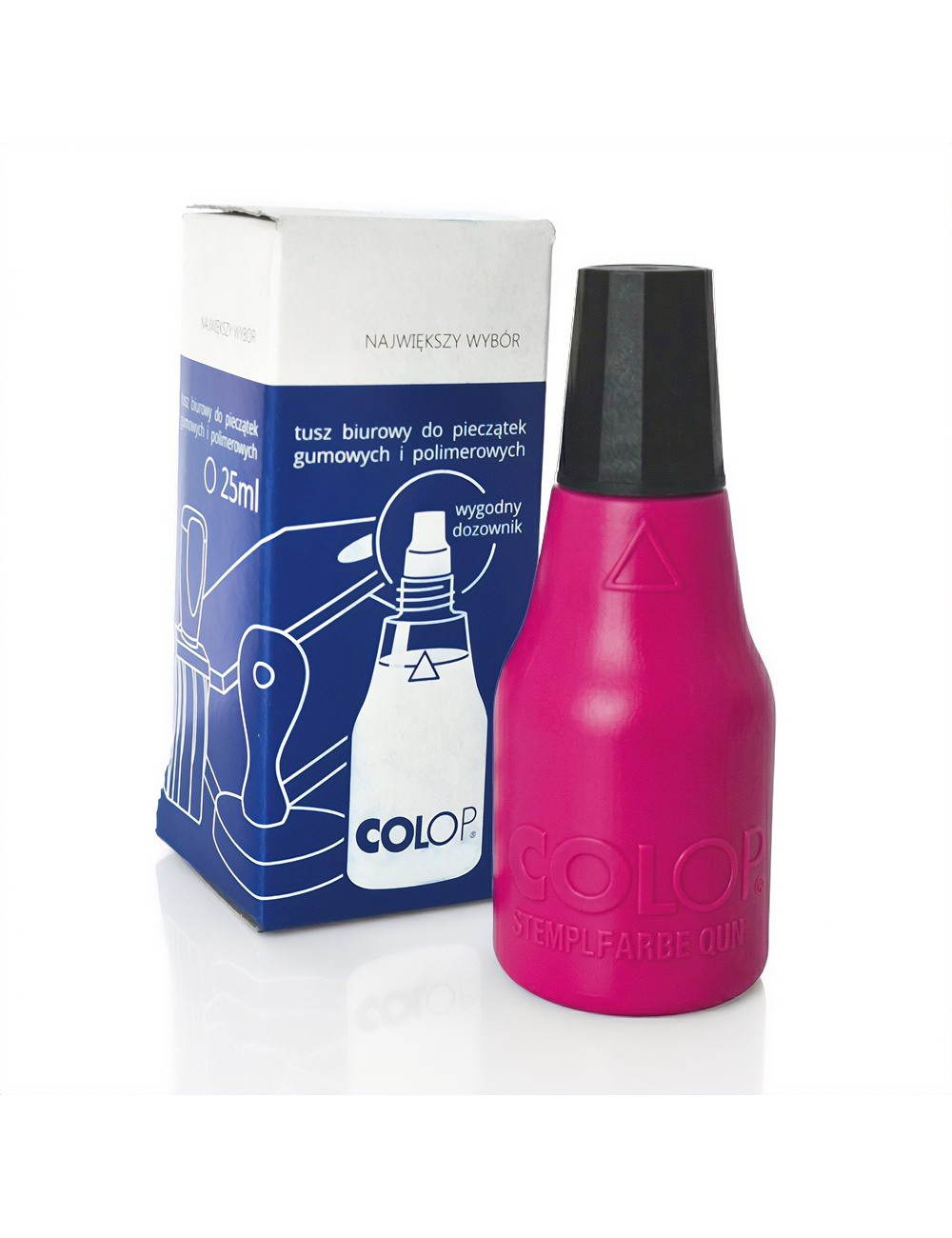 Tusz w butelce 25 ml w niestandardowych kolorach