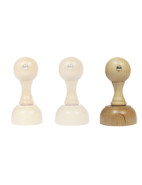 Stempel okrągły średniej wielkości z własnym wzorem - 30, 35 lub 40 mm