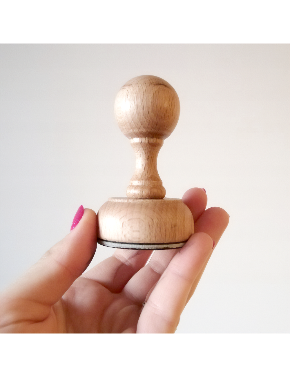 Stempel okrągły średniej wielkości z własnym wzorem - 30, 35 lub 40 mm