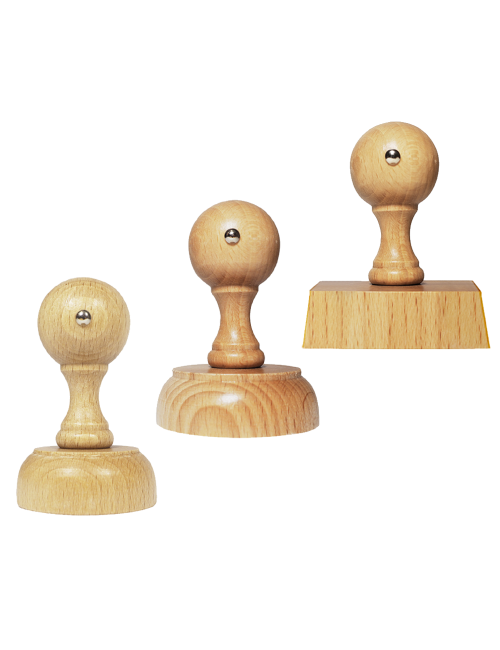 Duży stempel okrągły z własnym wzorem - 50, 60 i 70 mm