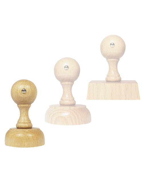 Duży stempel okrągły z własnym wzorem - 50, 60 i 70 mm