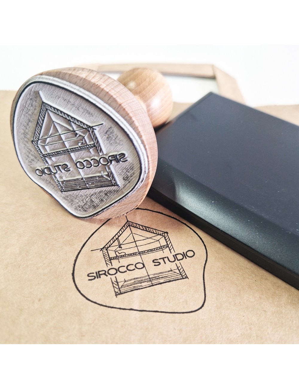 Duży stempel okrągły z własnym wzorem - 50, 60 i 70 mm