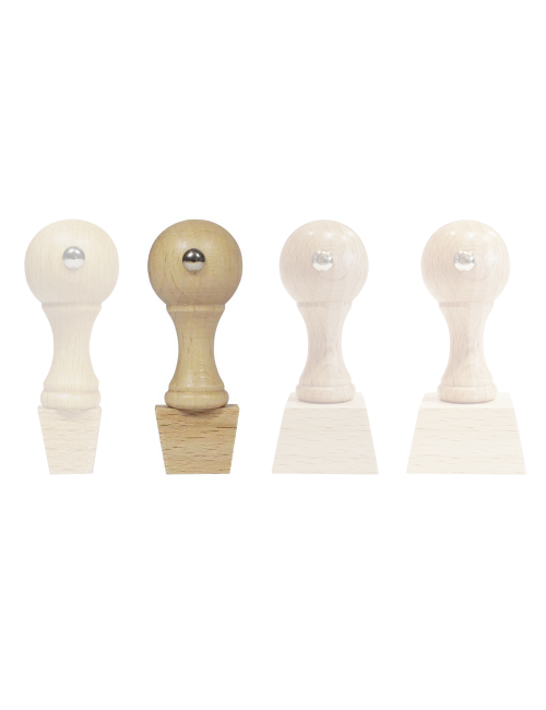 Mały stempel kwadratowy 10x10–25x25 mm | Logo, symbol, piktogram