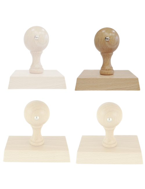 Duży stempel prostokątny 70 x 40 mm - 100 x 70 mm