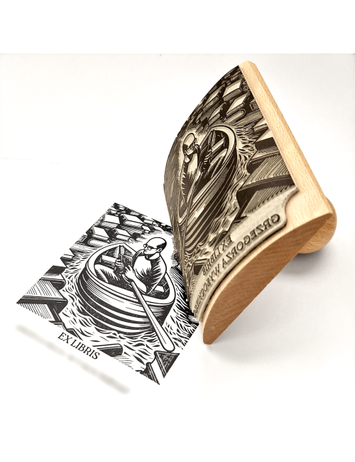 Duże stemple kołyskowe prostokątne do znakowania opakowań i kartonów